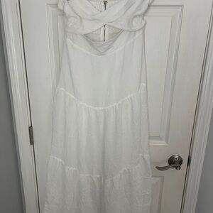 Princess Polly flowy white maxi dress
